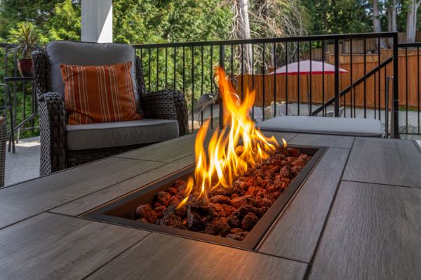 Gas Fire Pit Installation in Hayden