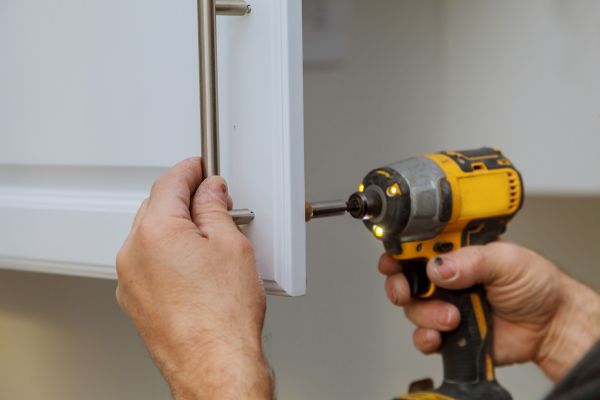 Cabinet Knob Installation in Hayden